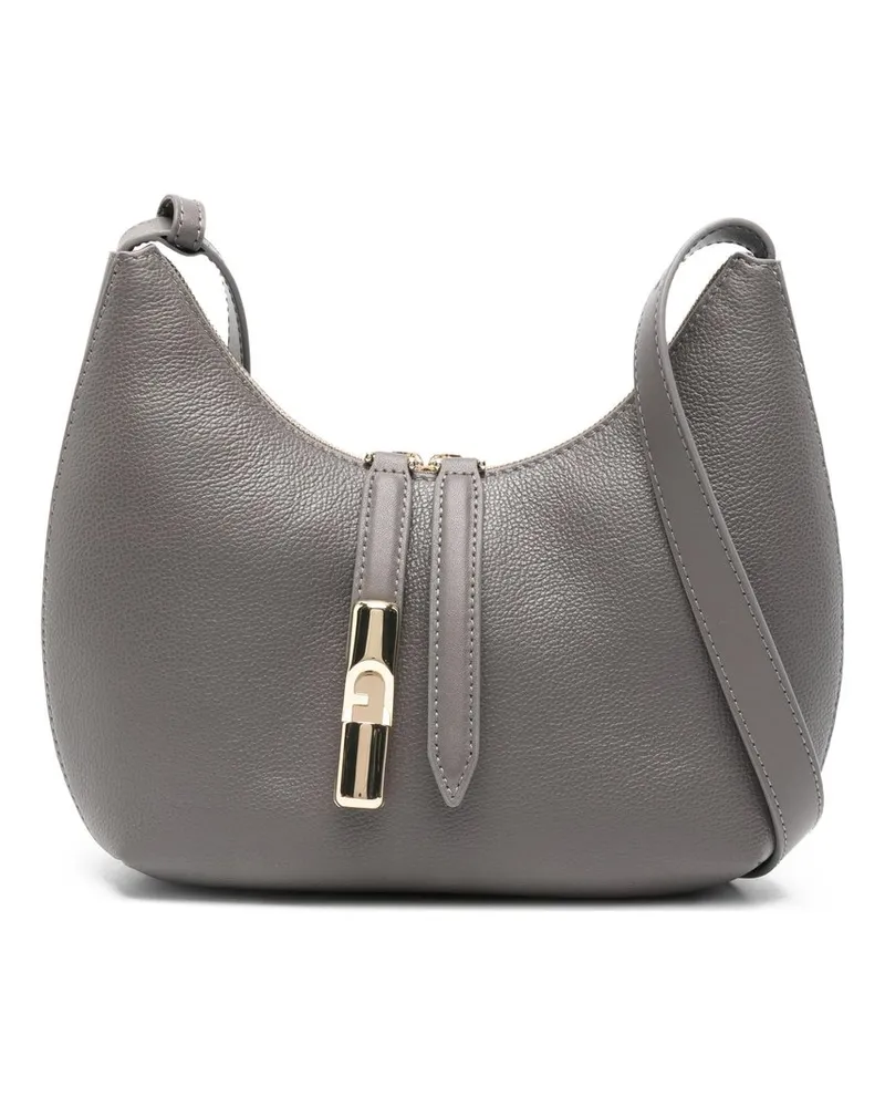 Furla Goccia s Shoulder Bag Grau