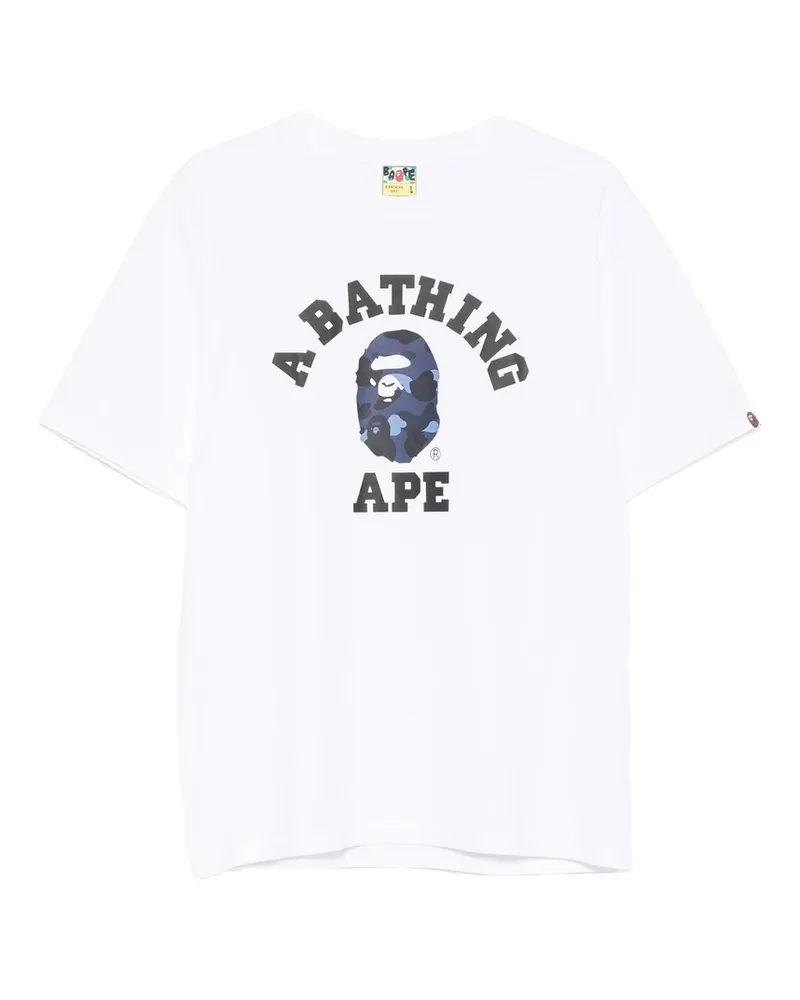 BAPE Color Camo College Tee m Weiß