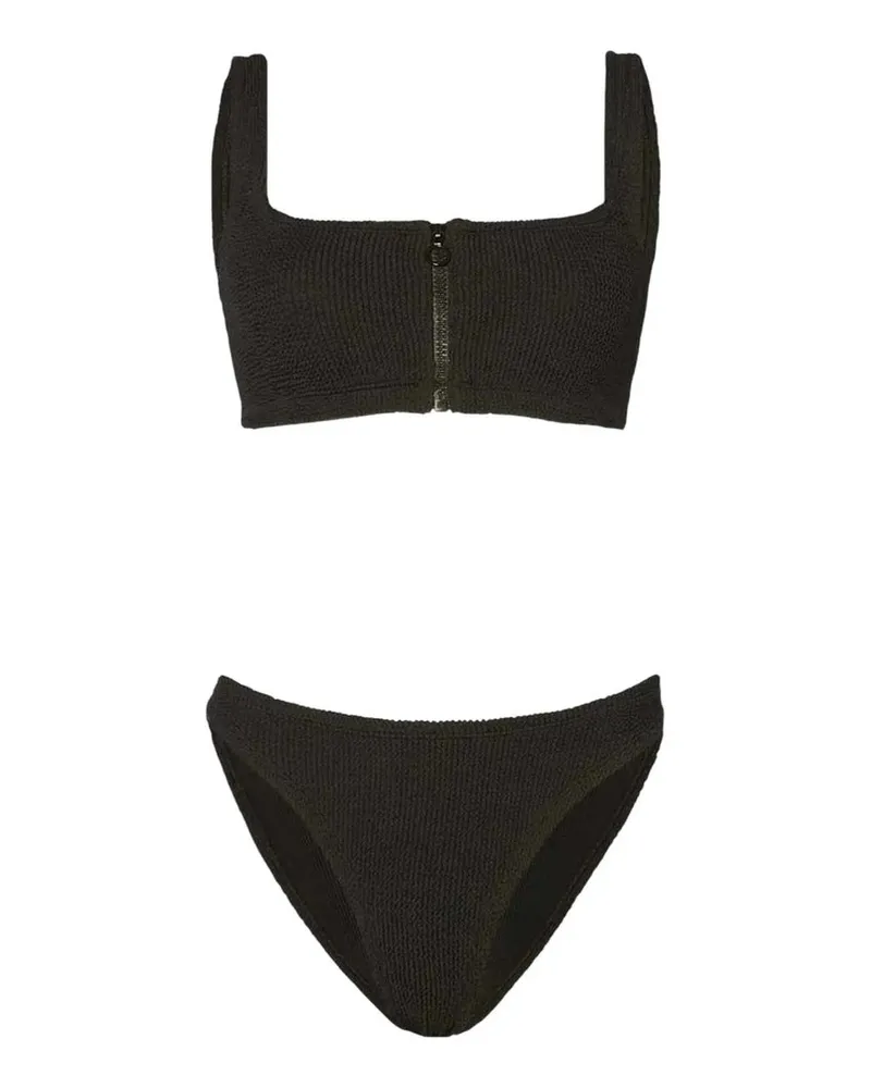 Hunza G Dallas Bikini Crinkle Schwarz
