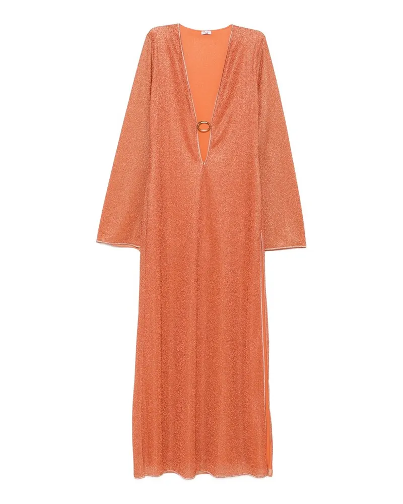 Oséree Lumiere O-long Kaftan Orange