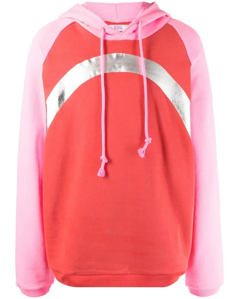 ERL Unisex Regenbogen Hoodie Strick 07t033 Rose