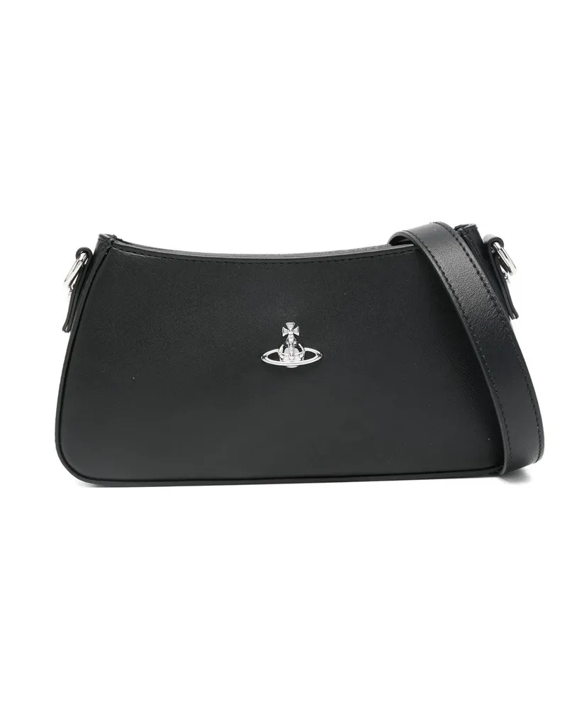 Vivienne Westwood Tasha Shoulder Phone Bag Schwarz