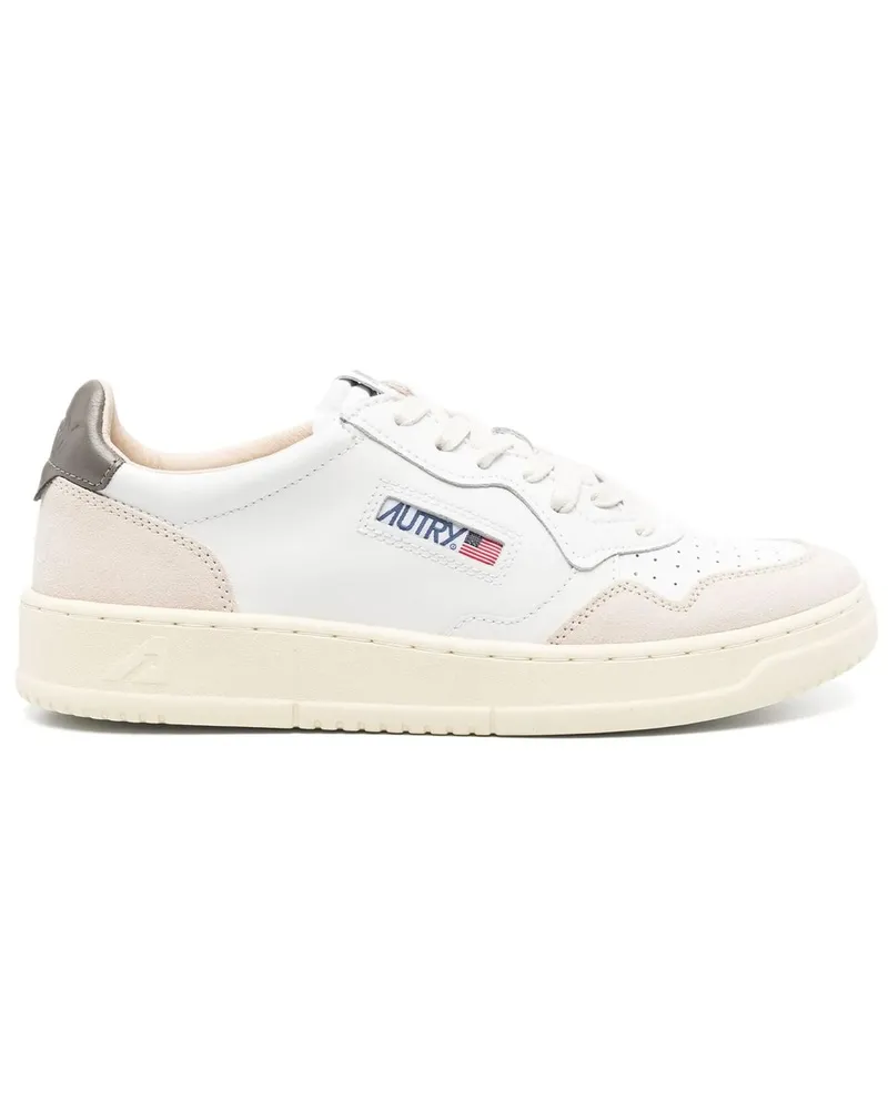 AUTRY Medalist Low Man Leat/suede Weiß