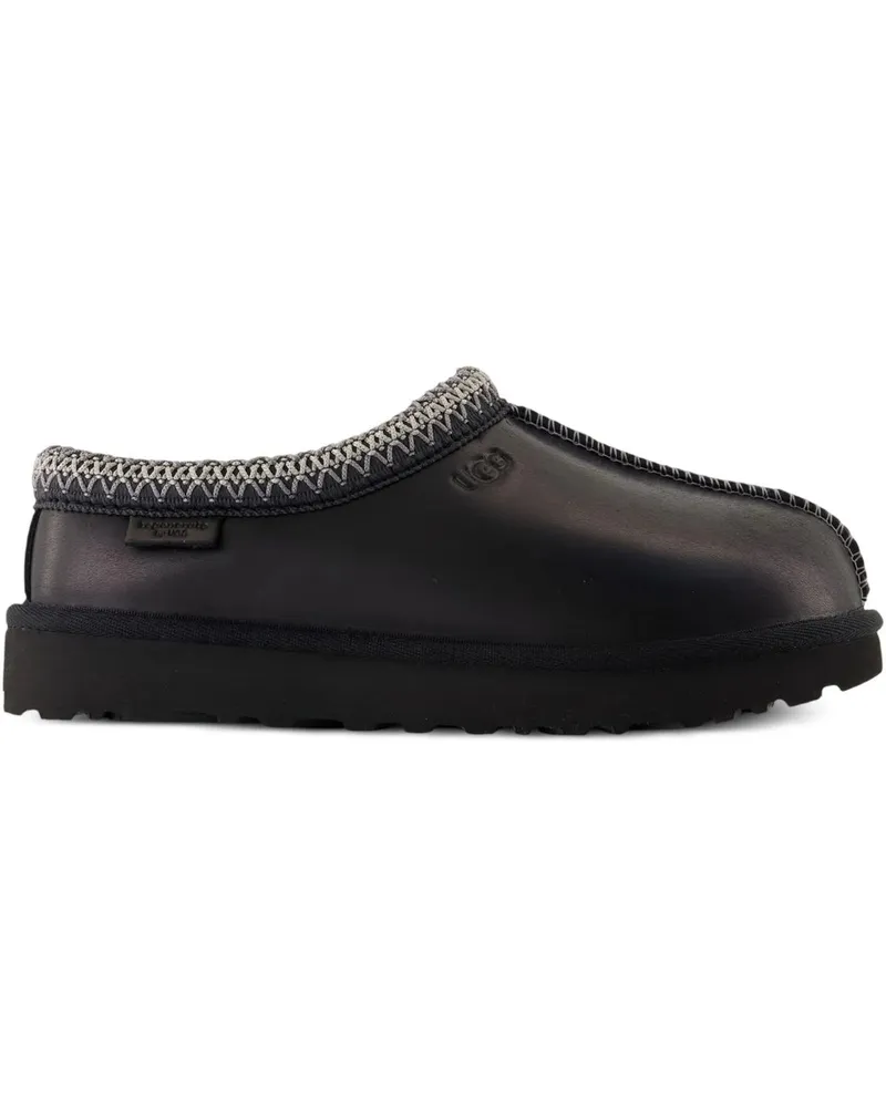 UGG w Tasman Lthr Regen Schwarz