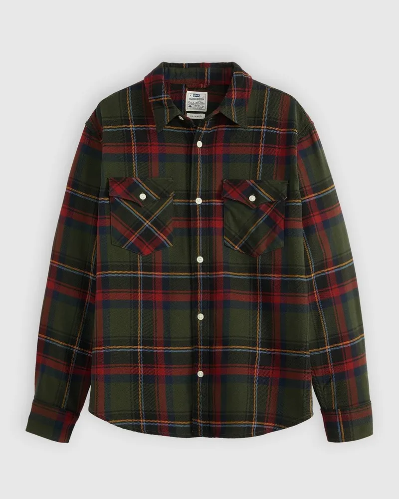 Levi's Relaxed Fit Western Herman Plaid Duffel Mehrfarbig