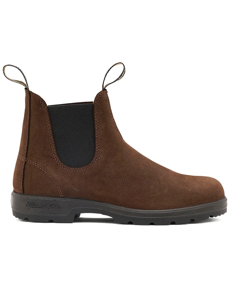 BLUNDSTONE Lined Elastic Sided v Cut 1606 Braun