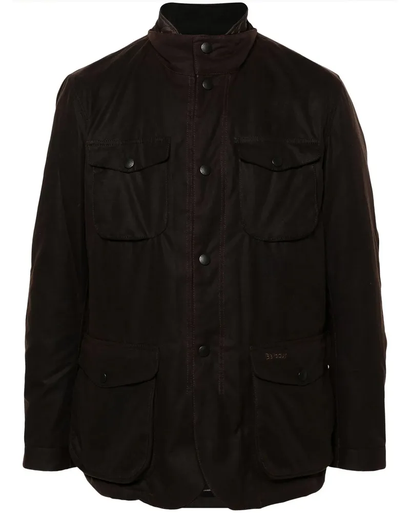 Barbour Ogston Wax Jacket Braun