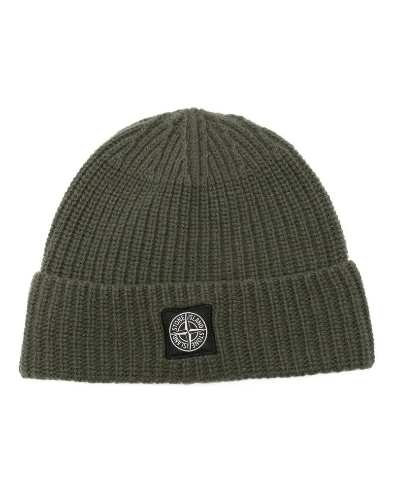 Stone Island Beanie Grün