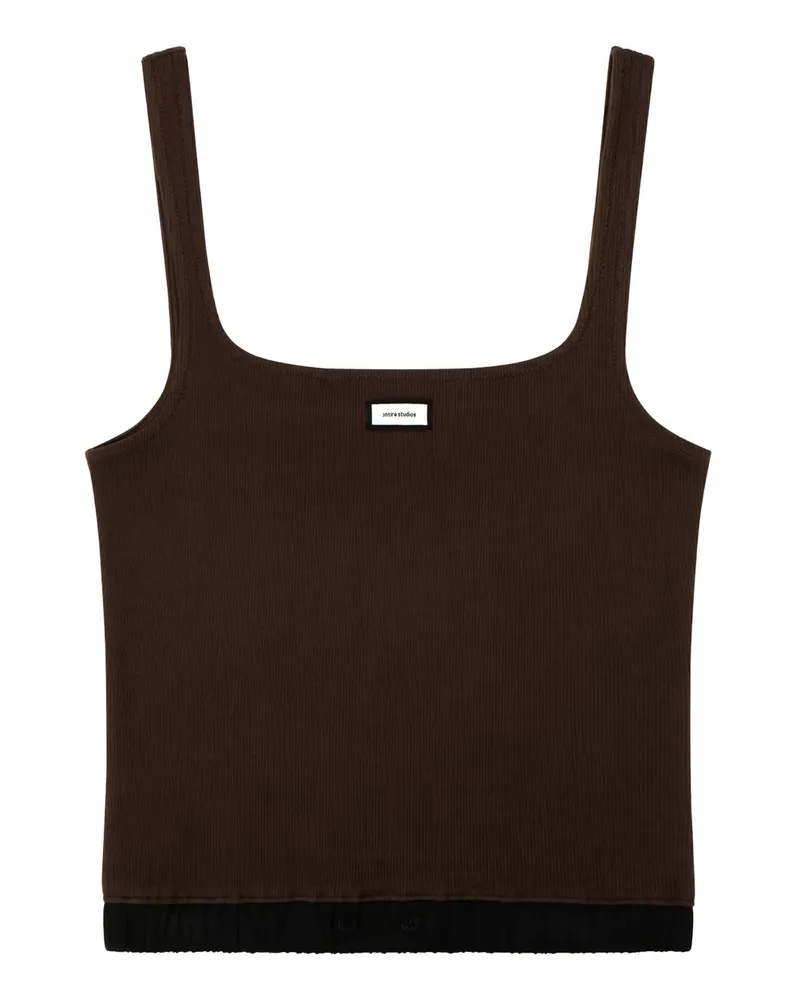 Entire Studios Lounge Tank Marrone Braun