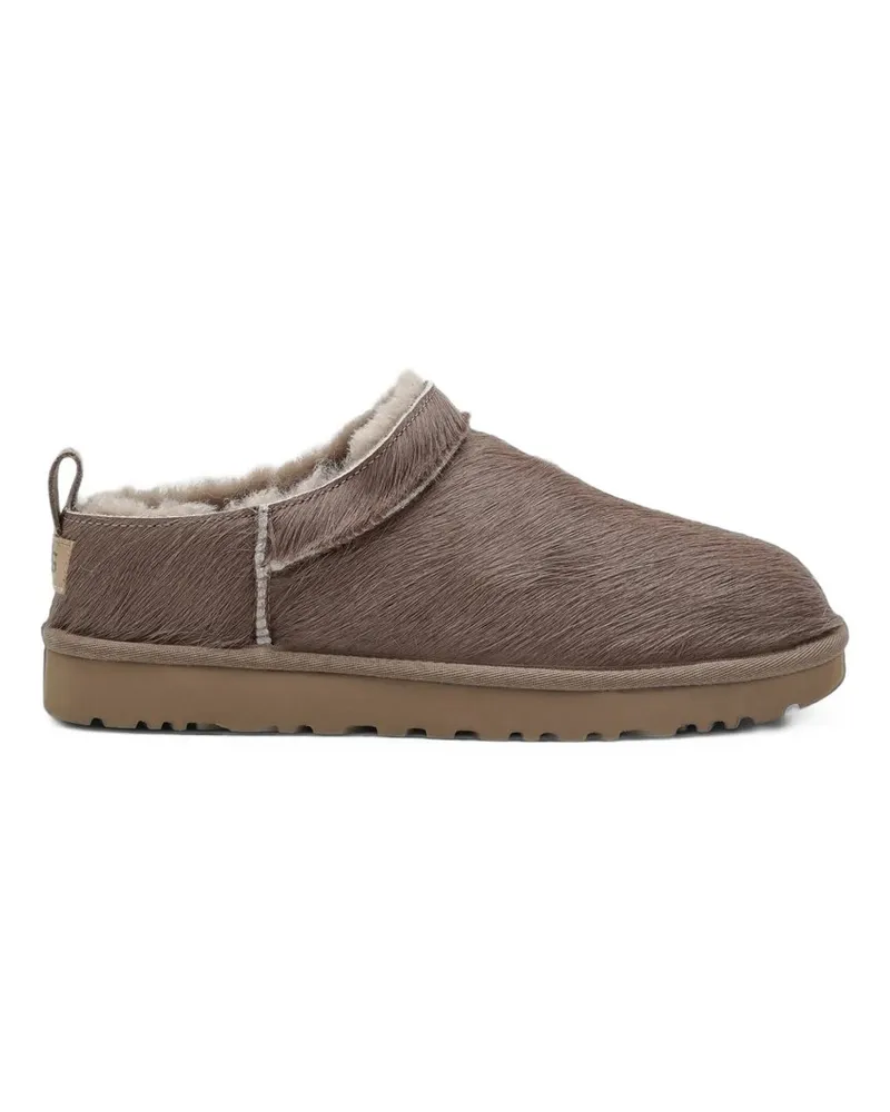 UGG w Classic Micro Calf Hair Braun
