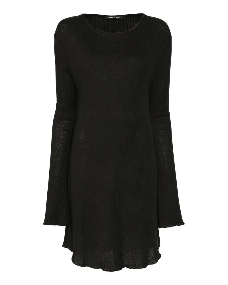 Our Legacy Two Face Dress Schwarz