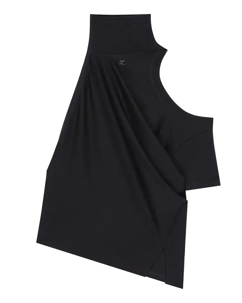 Courrèges Twisted t Shirt Schwarz