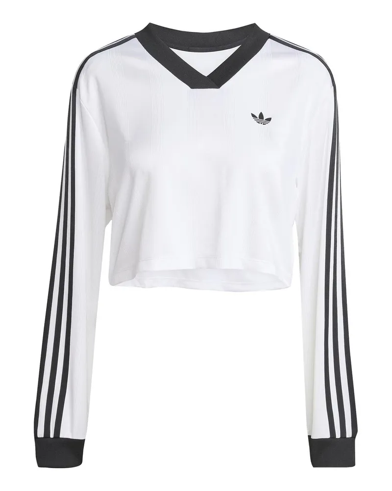 adidas Jacquard Top Weiß