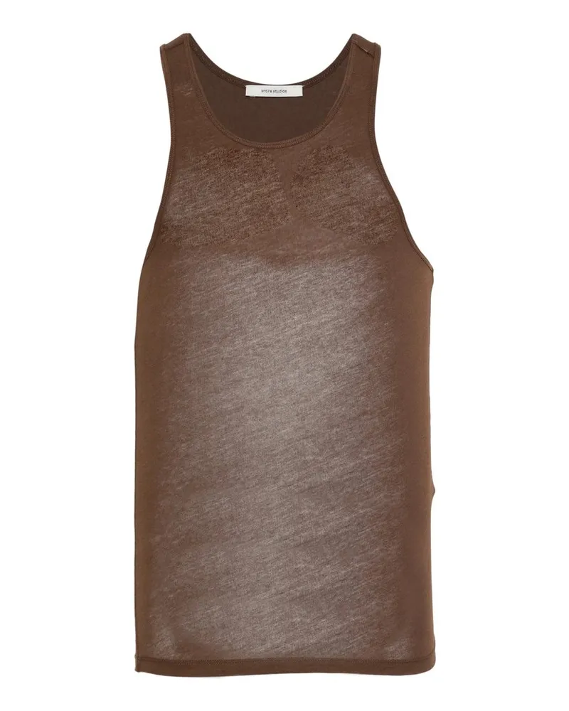 Entire Studios Muscle Tank Top Braun