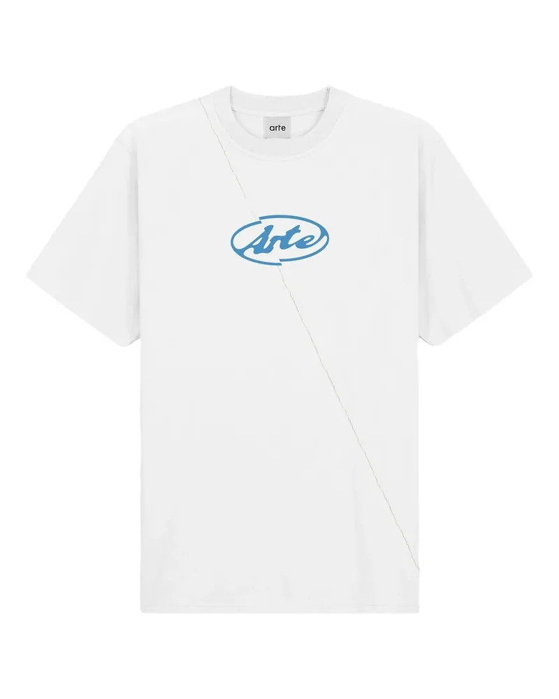 Arte Antwerp Circle Logo T-shirt Weiß
