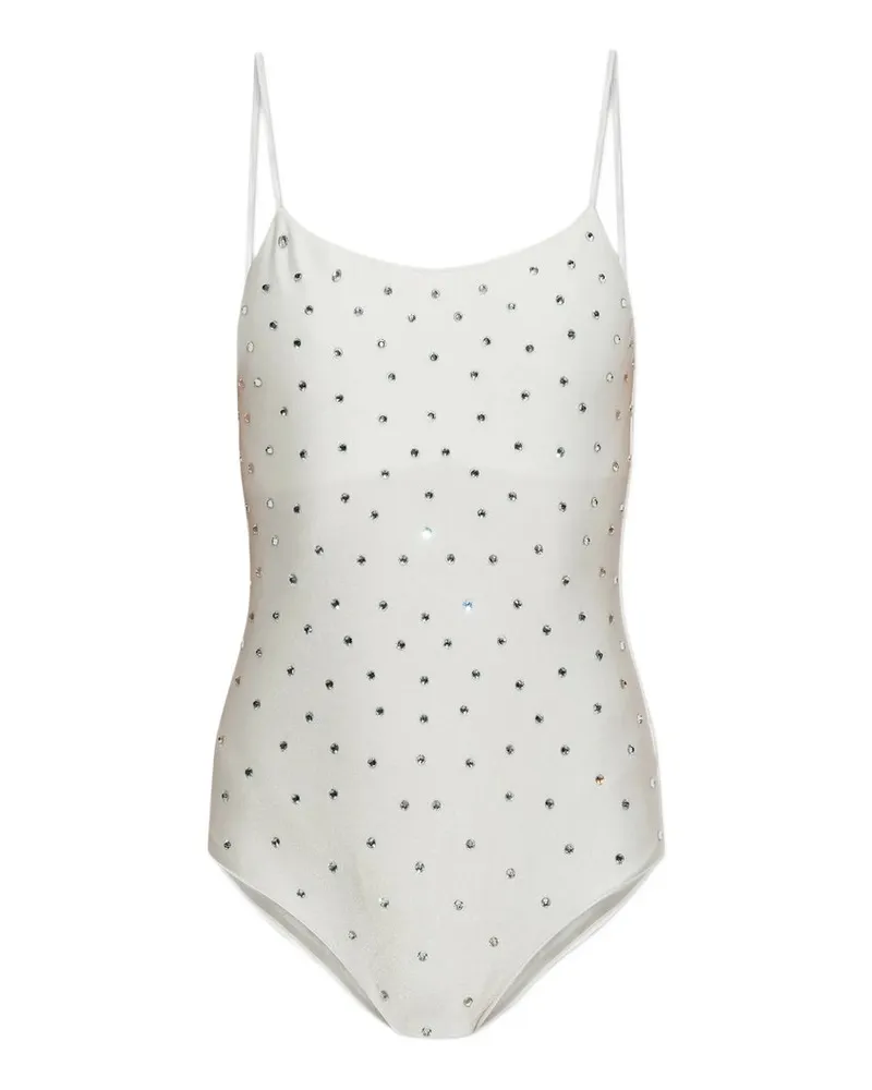 Oséree Bridal Gem Maillot Grau
