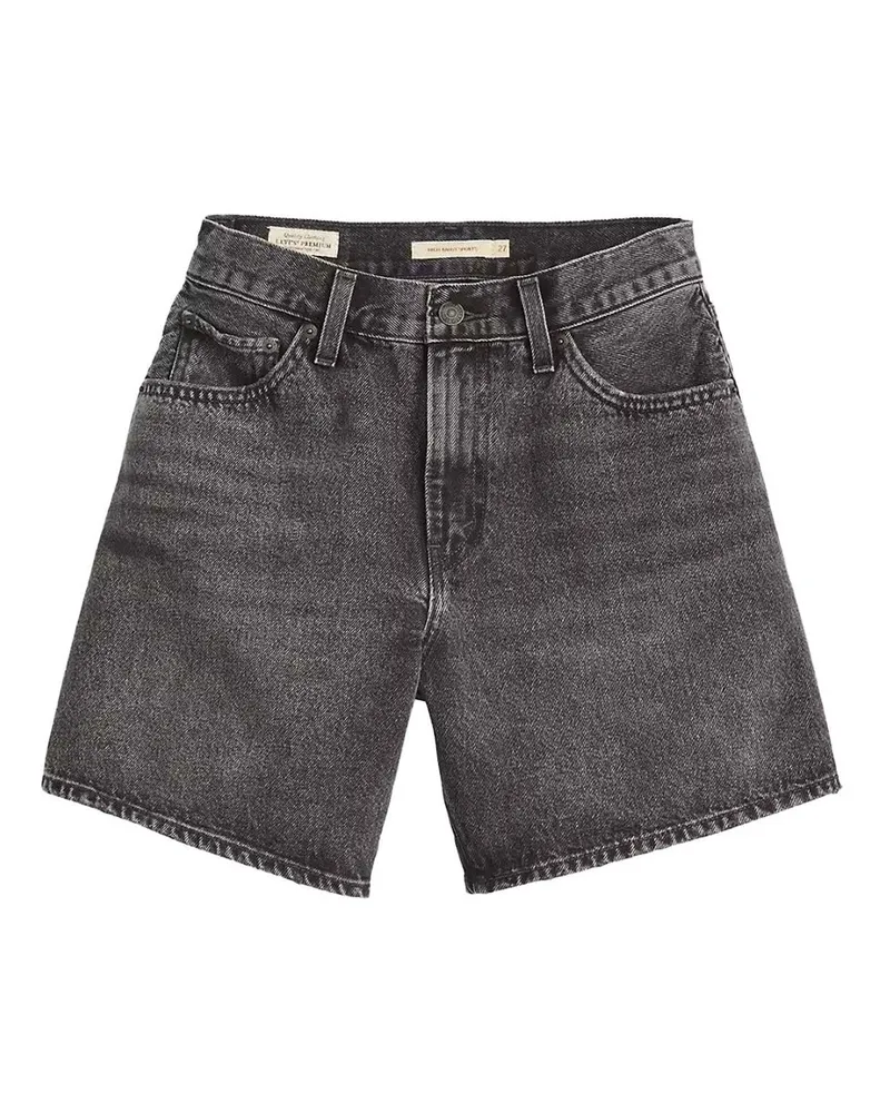Levi's High Baggy Short Schwarz