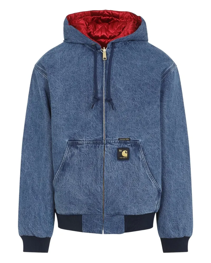 Carhartt WIP 50 Years Anniversary og Active Jacket Denim Blau