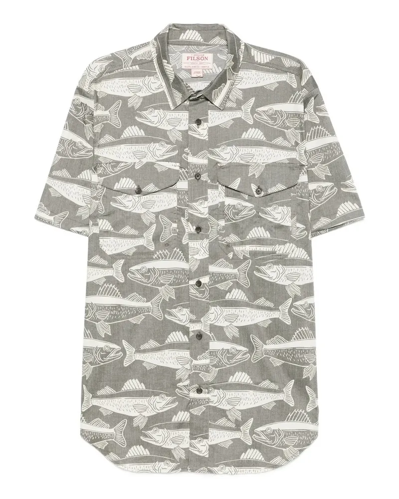 Filson Twin Lakes Short Sleeve Sport Grau