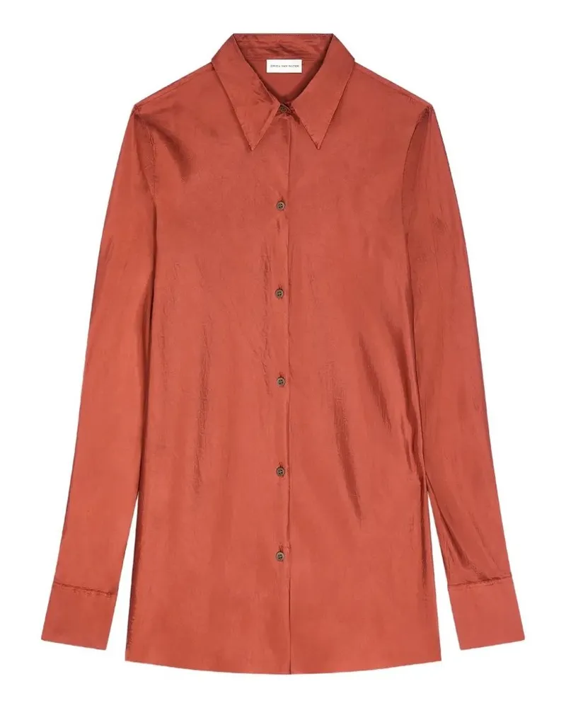 Dries van Noten Calima 4289 W.w.shirt Rust Braun