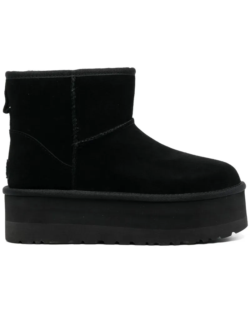 UGG w Classic Mini Platform Schwarz