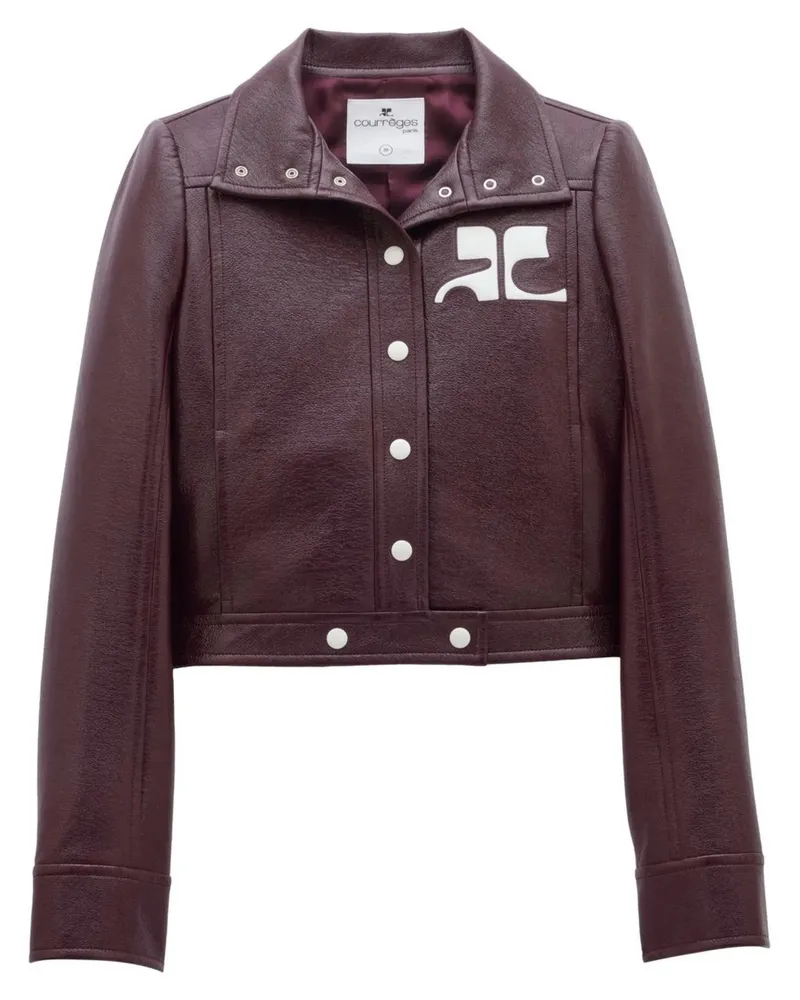 Courrèges Reedition Vinyl Jacket Braun