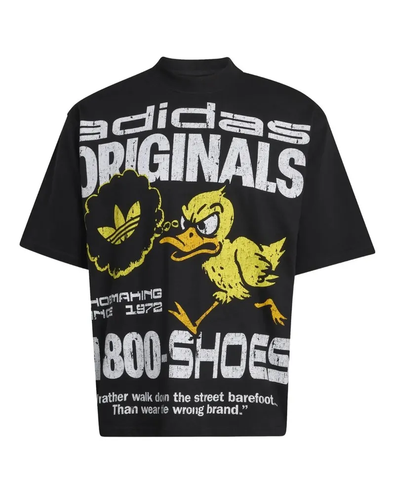 adidas Duck Gfx Tee Schwarz