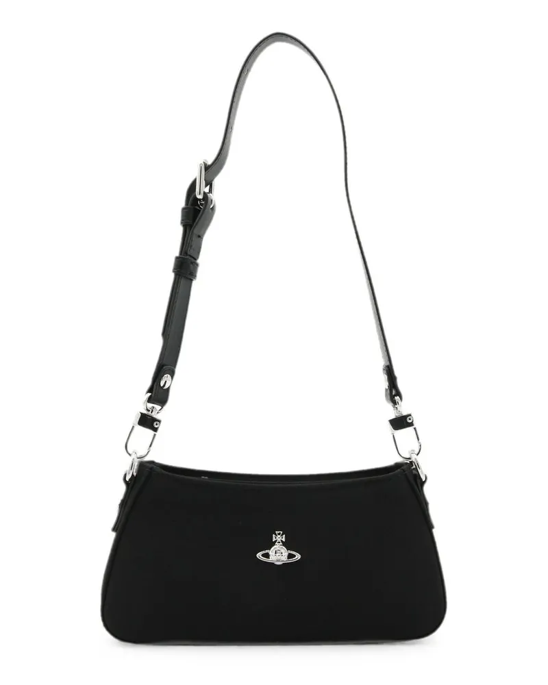 Vivienne Westwood Tasha Shoulder Phone Bag Schwarz