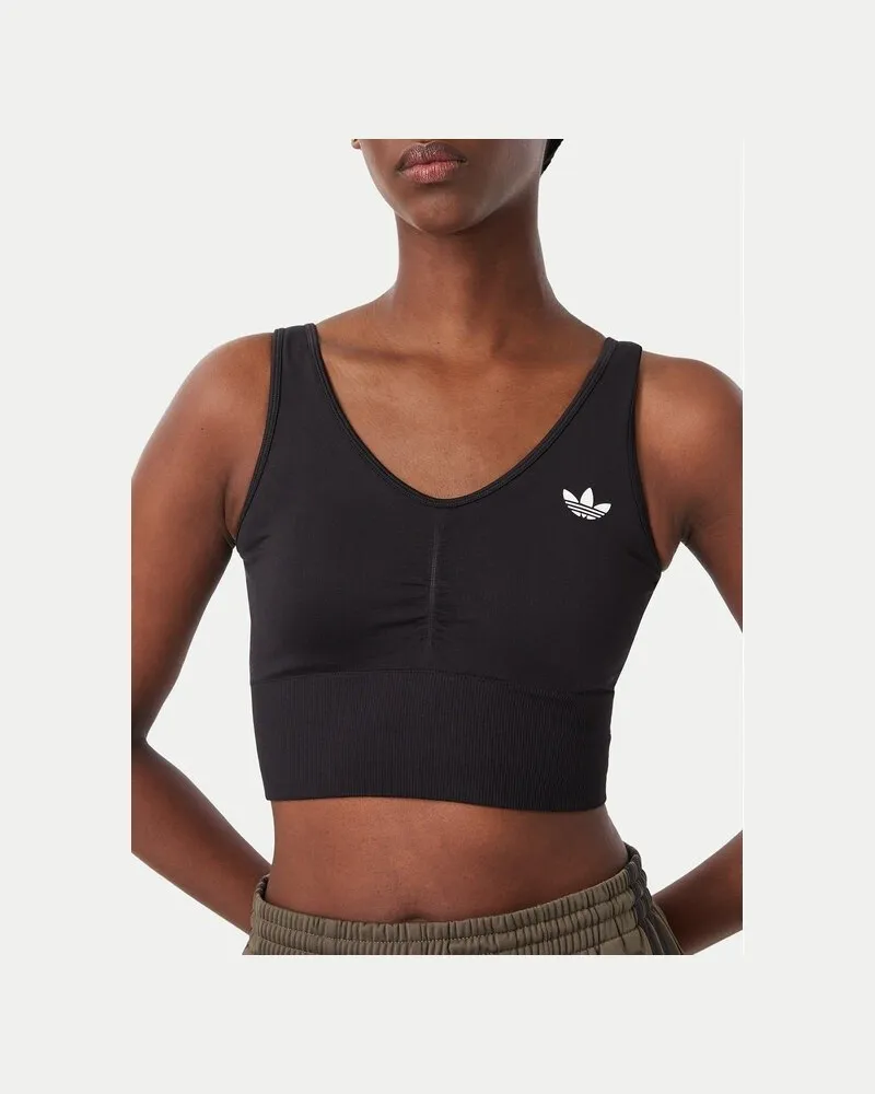 adidas Seamless Bralet Schwarz