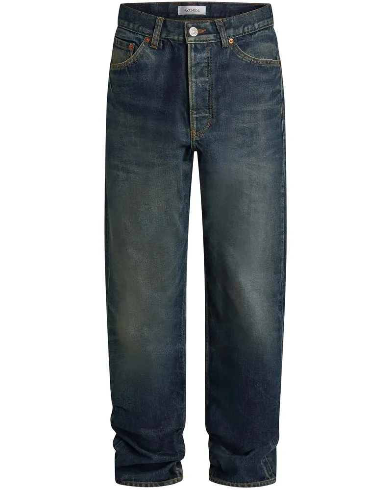 Aya Muse Tapered Jeans Blau