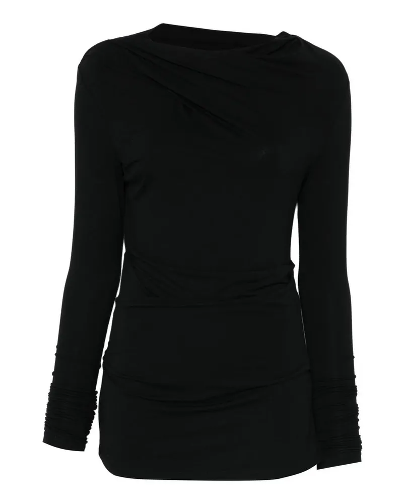 Entire Studios Drape Top Schwarz