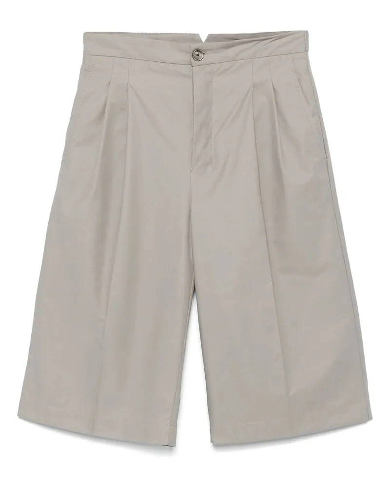 AMI Paris Loose Large Bermuda Shorts Hso504co0101 Beige