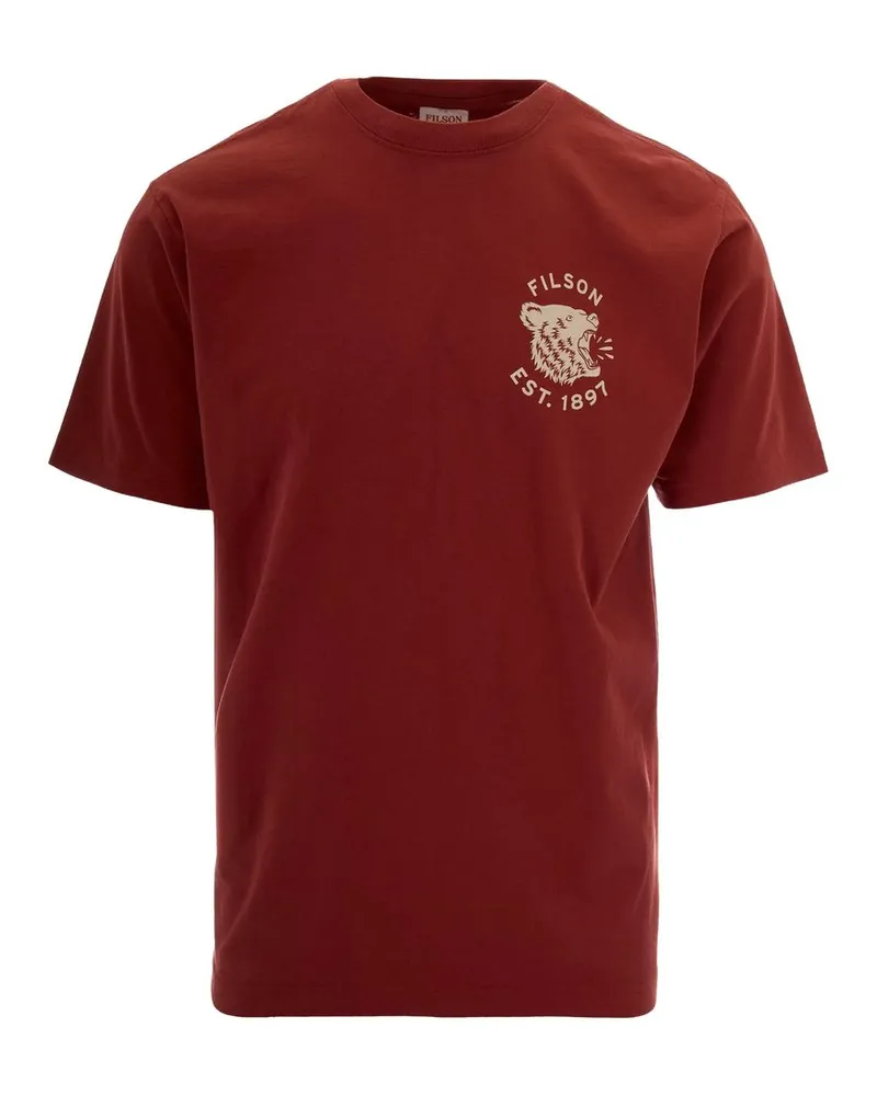 Filson S/s Bear Graphic T-shirt Rot