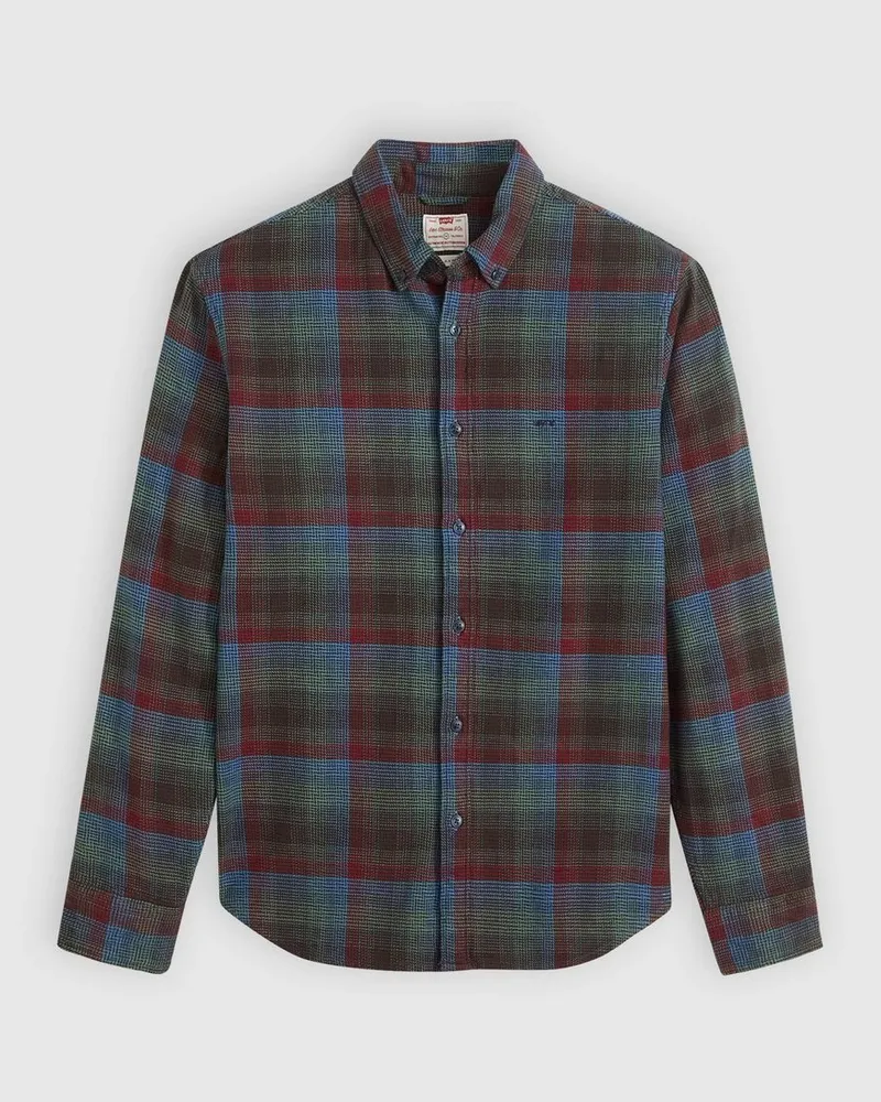 Levi's Authentic Button Down Bennett Plaid Navy Mehrfarbig