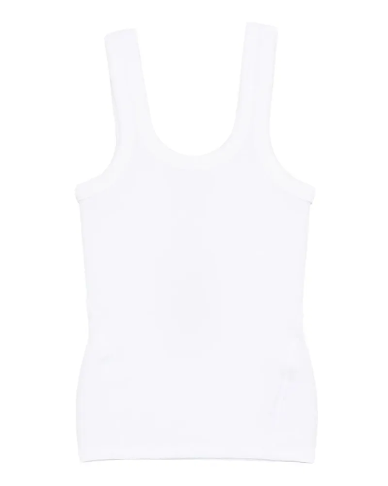 Rag & Bone The Essential Rib u Neck Tank Weiß