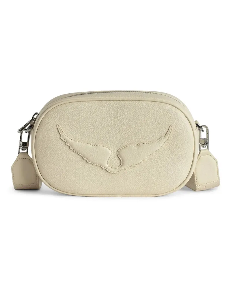 Zadig & Voltaire Rock With You Grained Leather Lwba03657 Weiß