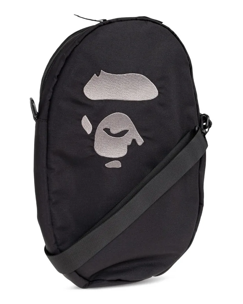 BAPE Big Ape Head Shoulder Bag m Schwarz