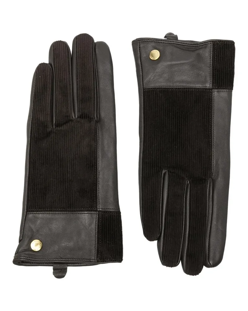 Barbour Dunswell Patchwork Gloves Braun