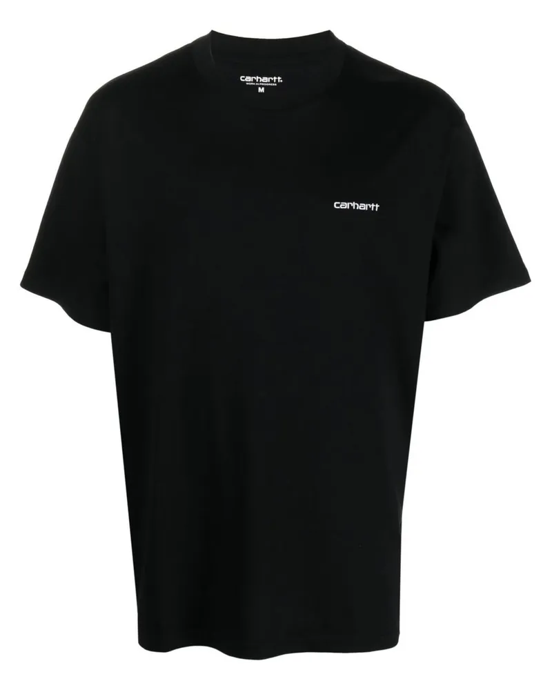 Carhartt WIP S/s Script Embroidery T-shirt Schwarz