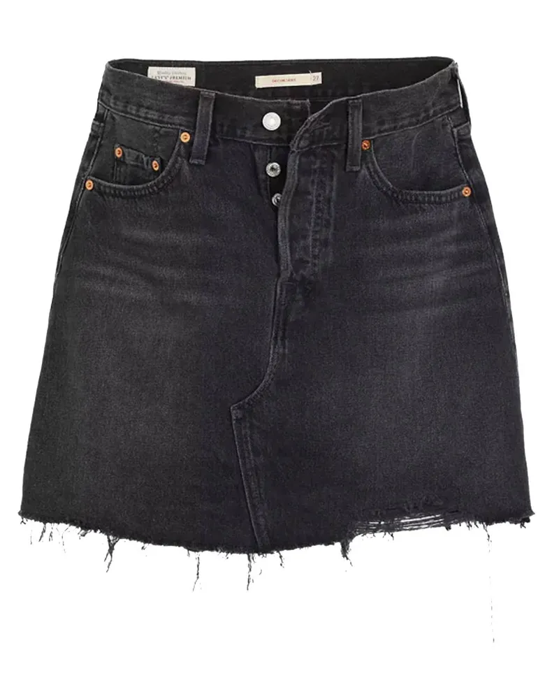 Levi's Deconstructed Skirt H126 Rebel Edge Schwarz