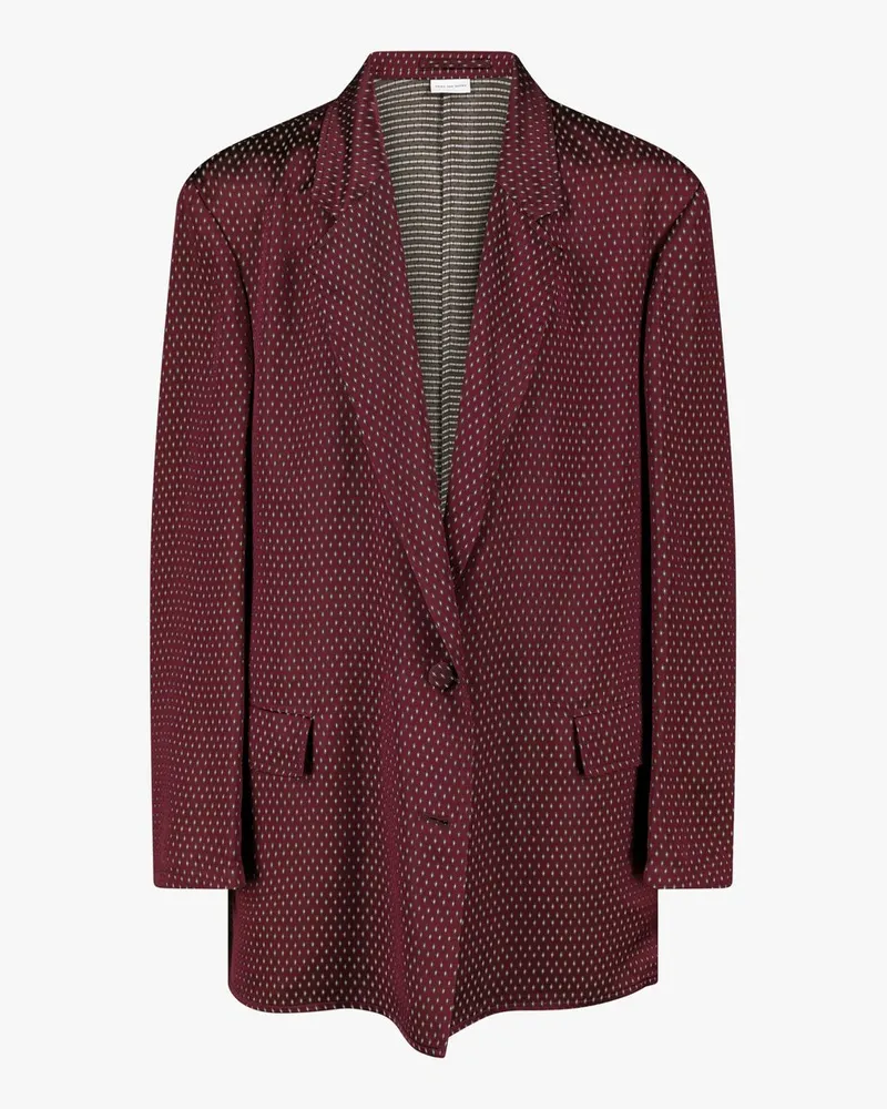 Dries van Noten 00410 Bastis 2350 W.w.jacket Rot