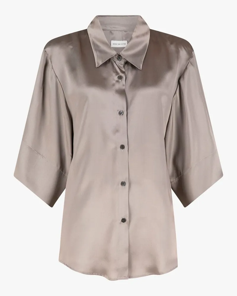 Dries van Noten Clea 3024 W.w.shirt Taupe Rot