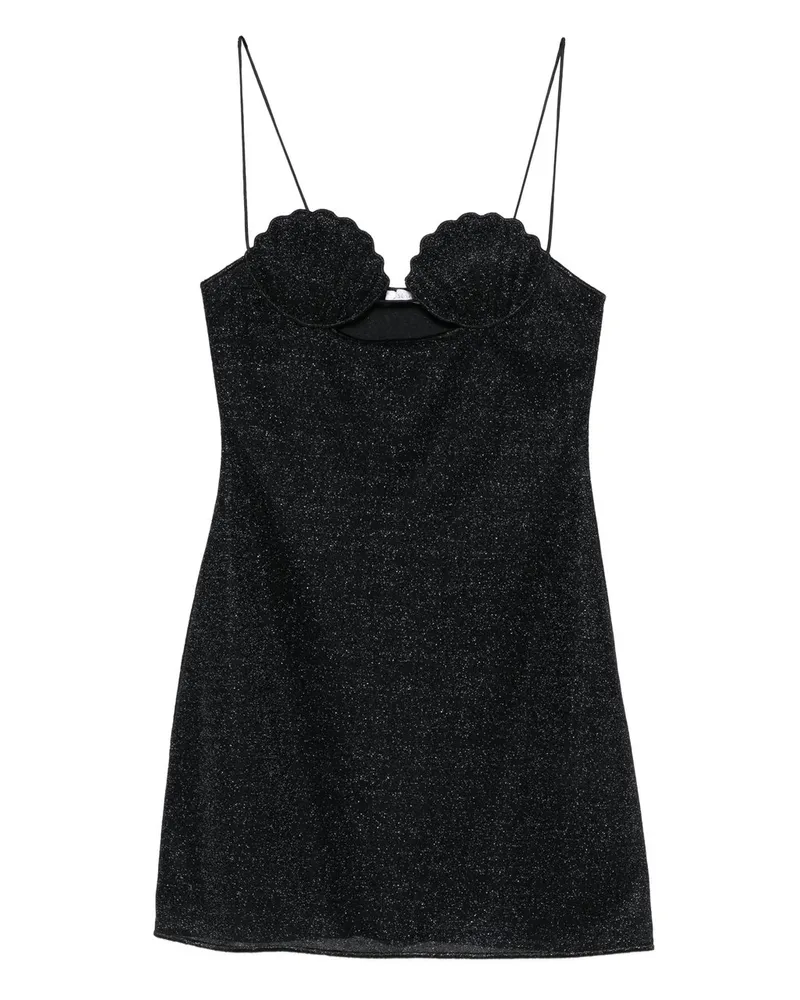 Oséree Lumiere Shell Dress Schwarz