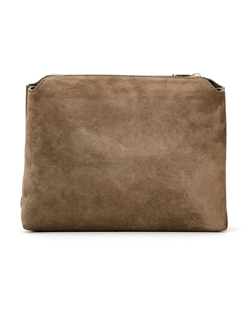 KHAITE Lina Medium Crossbody Braun