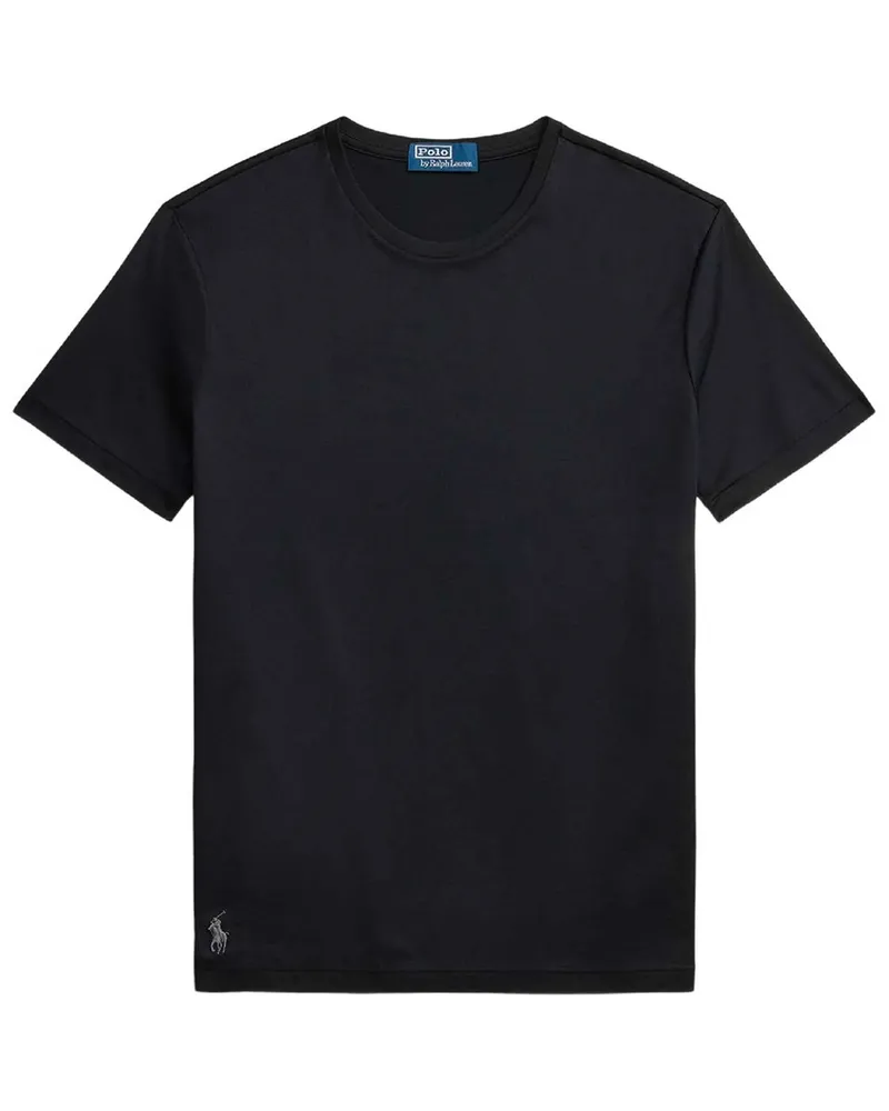 Ralph Lauren Standard Fit Lisle T-shirt 710b13483003 Schwarz