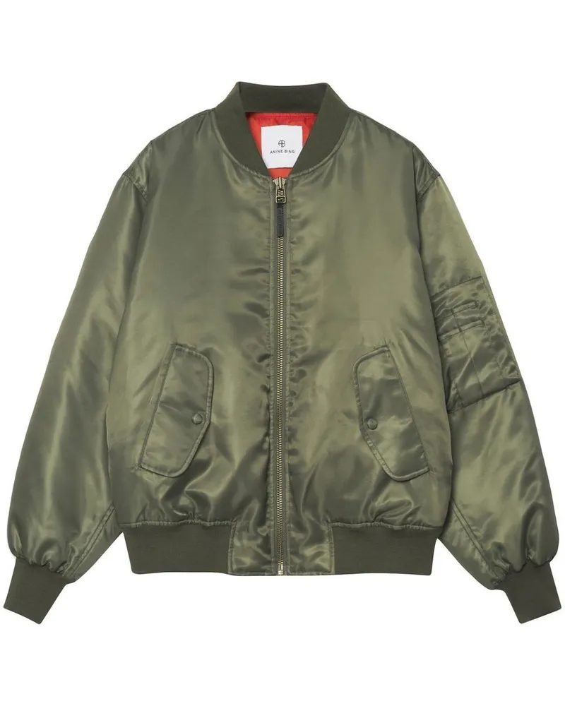 Anine Bing Leon Bomber - Army Green Grün