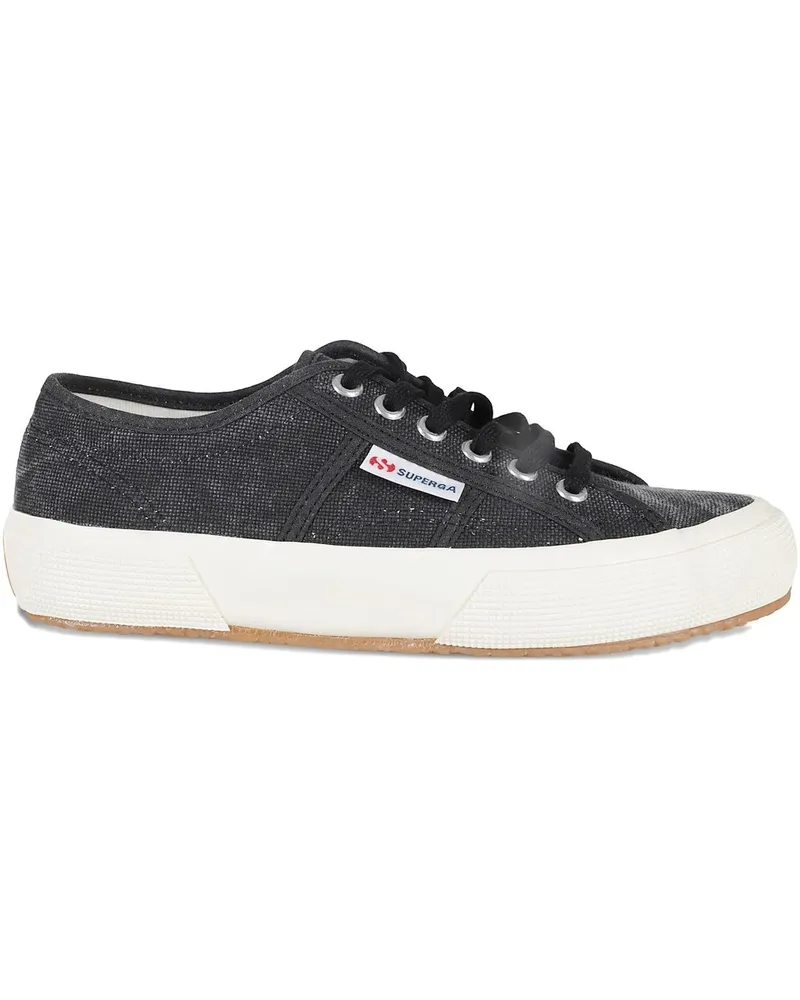 Superga 2750 og Washed Cotton Schwarz