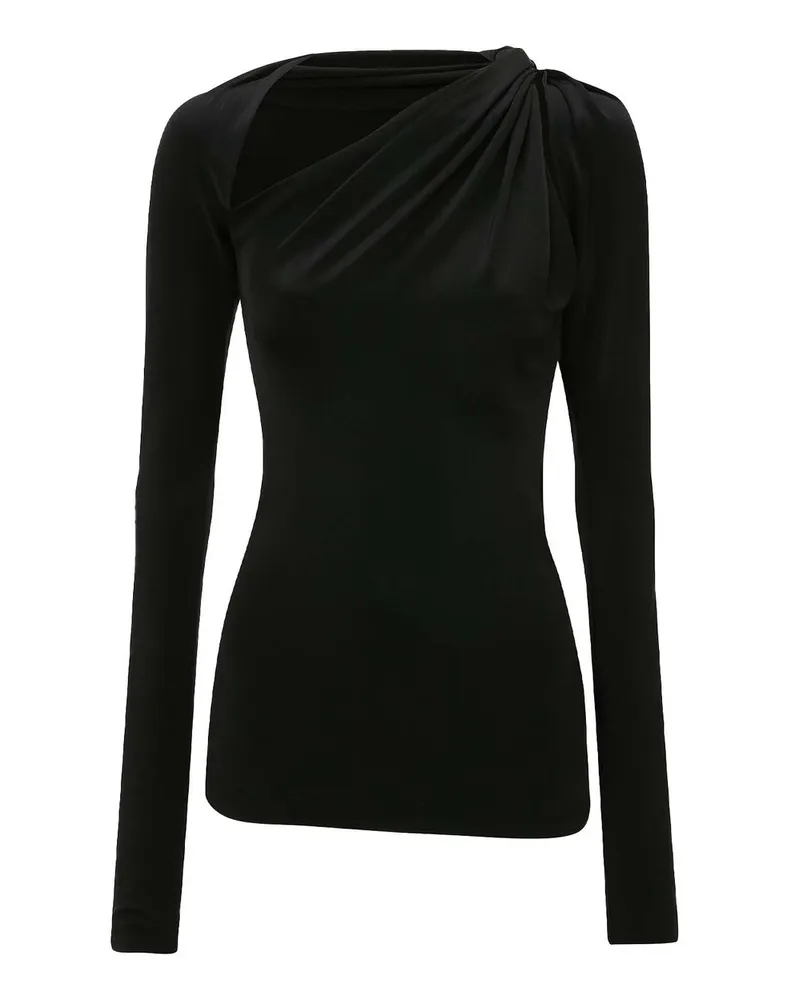 Victoria Beckham Slash Top Schwarz