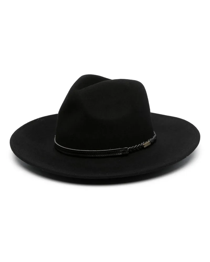 Barbour Tack Fedora Schwarz