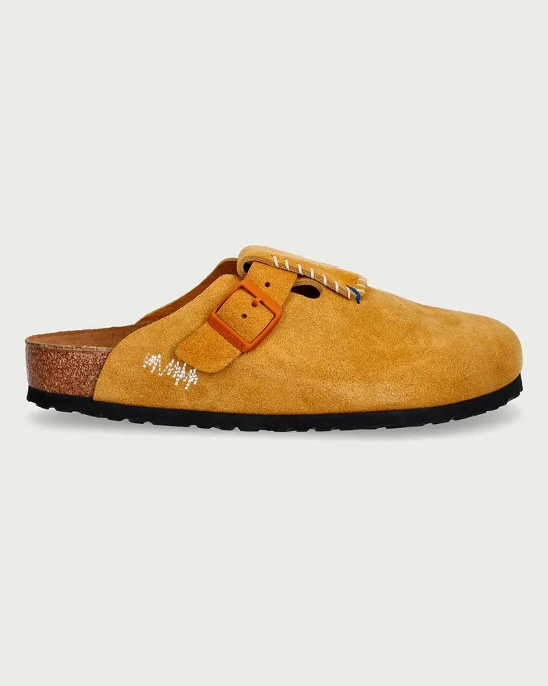 Birkenstock Boston Flap Leve Honey New Beige